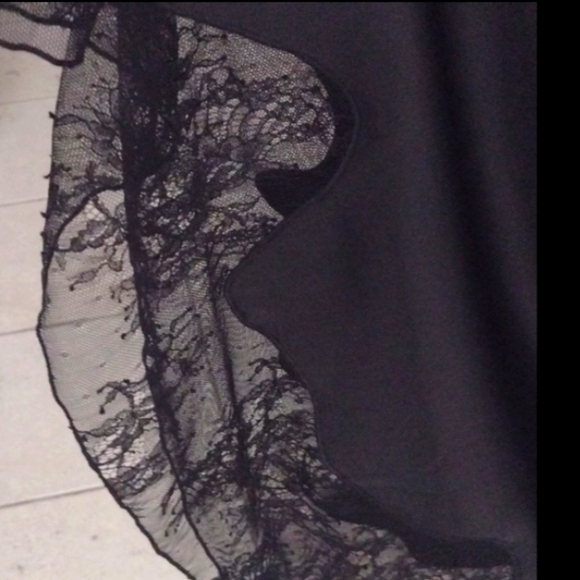 ZARA Sultry Silk Slip Lace Art Deco Flapper Dress NWT - Picture 3 of 13